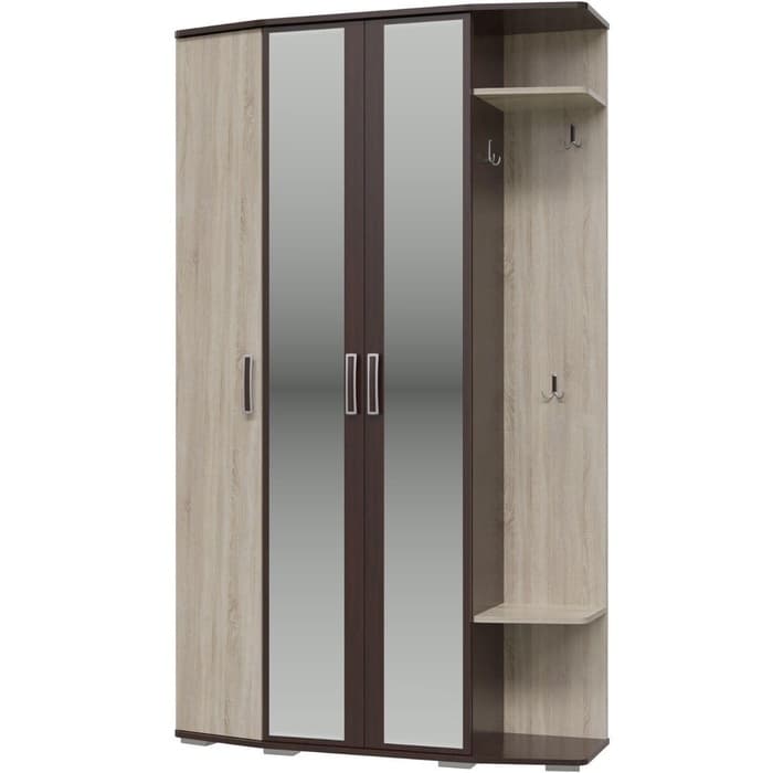 Прихожая «Паола», 1200×375×2020 мм, цвет венге/дуб сонома