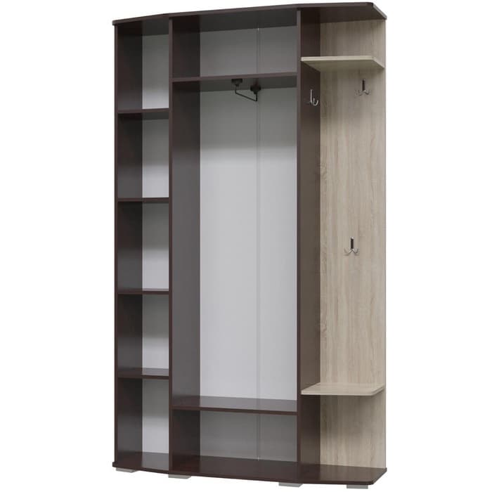 Прихожая «Паола», 1200×375×2020 мм, цвет венге/дуб сонома