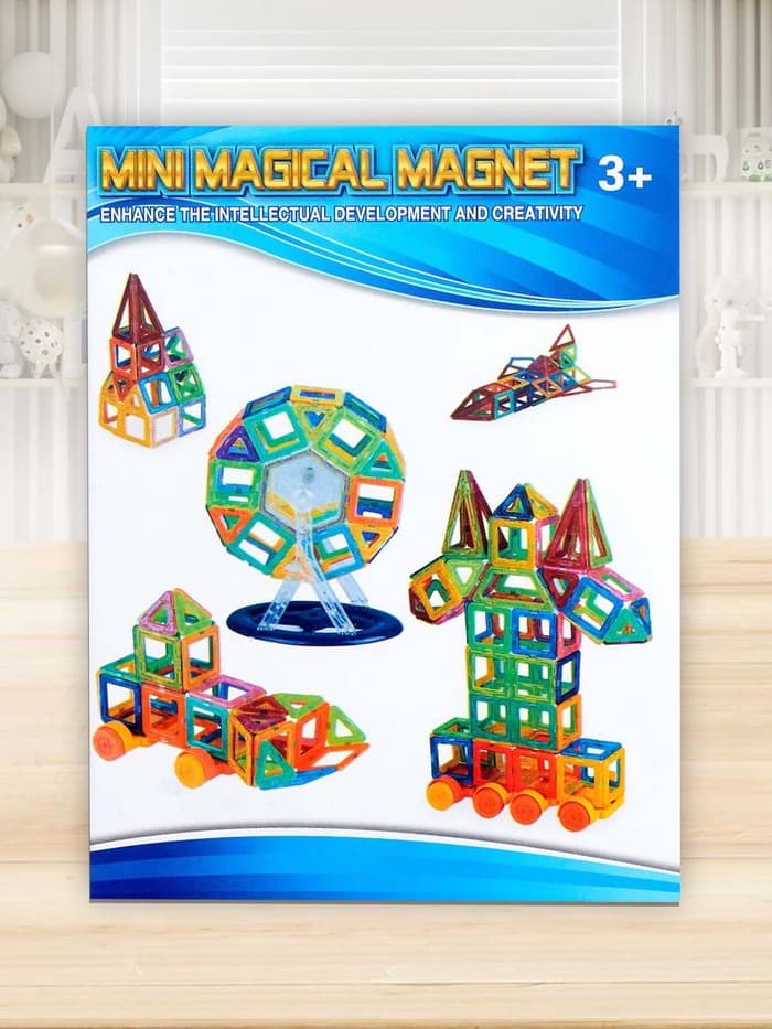 Конструктор магнитный XINBIDA «Мини магический магнит», 158 деталей