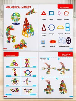 Конструктор магнитный XINBIDA «Мини магический магнит», 158 деталей