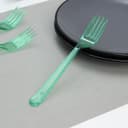 Вилки одноразовые Мистерия, набор 10 шт., 18 см, пластик, зелёные