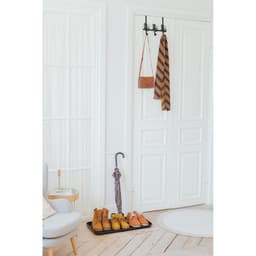 Лоток для обуви, 70×37 см, пластик, чёрный