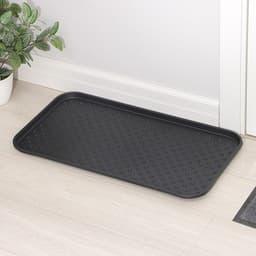 Лоток для обуви, 70×37 см, пластик, чёрный