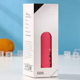 Бутылка для воды «Лесная банда», 420 мл, h=17 см, в чехле, стекло, МИКС