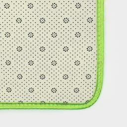 Коврики для ванной и туалета Доляна «Пушистик», 2 шт.: 40×50 см, 50×80 см, цвет зелёный