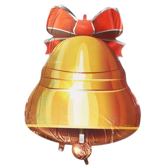 Воздушный шар фольгированный 28" «Колокольчик с ленточкой», фигура