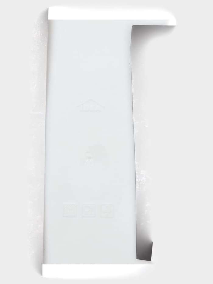 Корзинка для хлеба и фруктов IDEA «Ажур», пластик, 14×22×8 см, белая