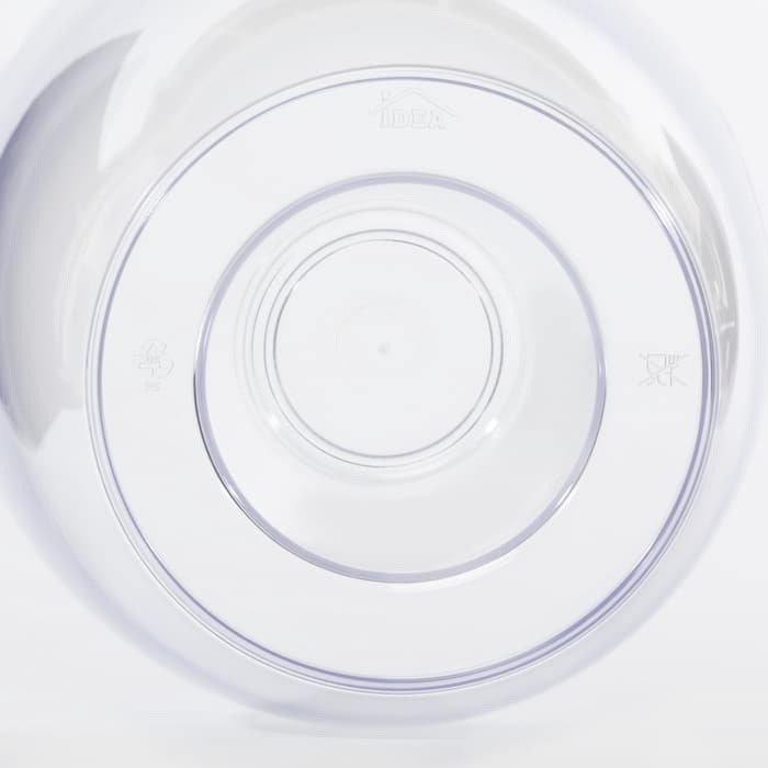 Кашпо для орхидей IDEA, 2 л, пластик, прозрачное