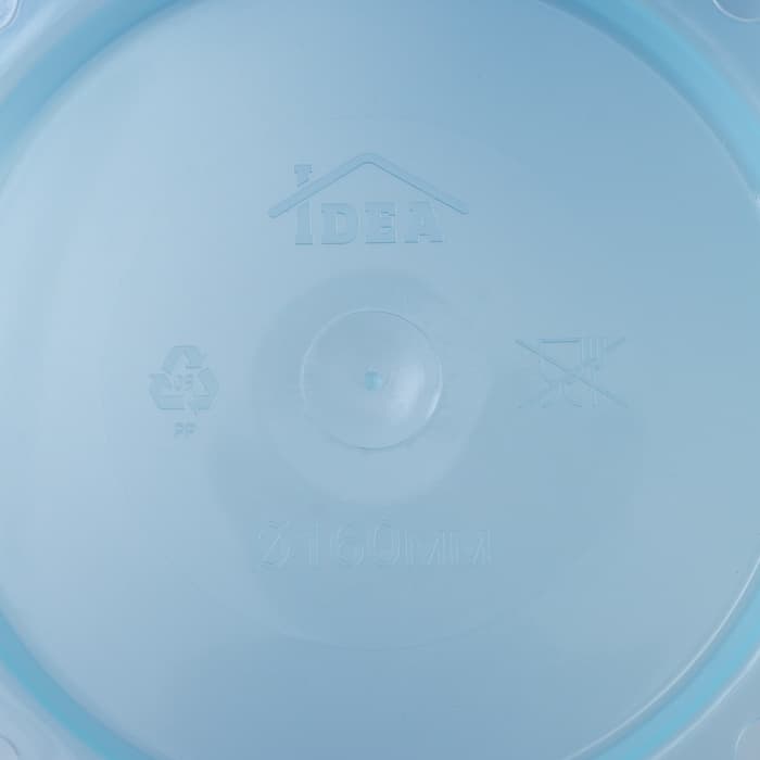 Горшок для орхидей с поддоном IDEA «Деко», 2.4 л, пластиковый, голубой