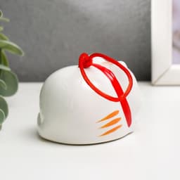 Колокольчик керамика «Фигурка: Манэки-нэко лежит», 7.5×5.5×5 см