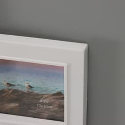 Фоторамка - коллаж на 10 фото 10×10 см, 10×15 см, 13×18 см, 15×20, 20×25 см «Корона», белая, 45×80 см