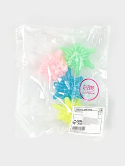 Шарики для стирки белья Доляна, d=6 см, 4 шт., МИКС