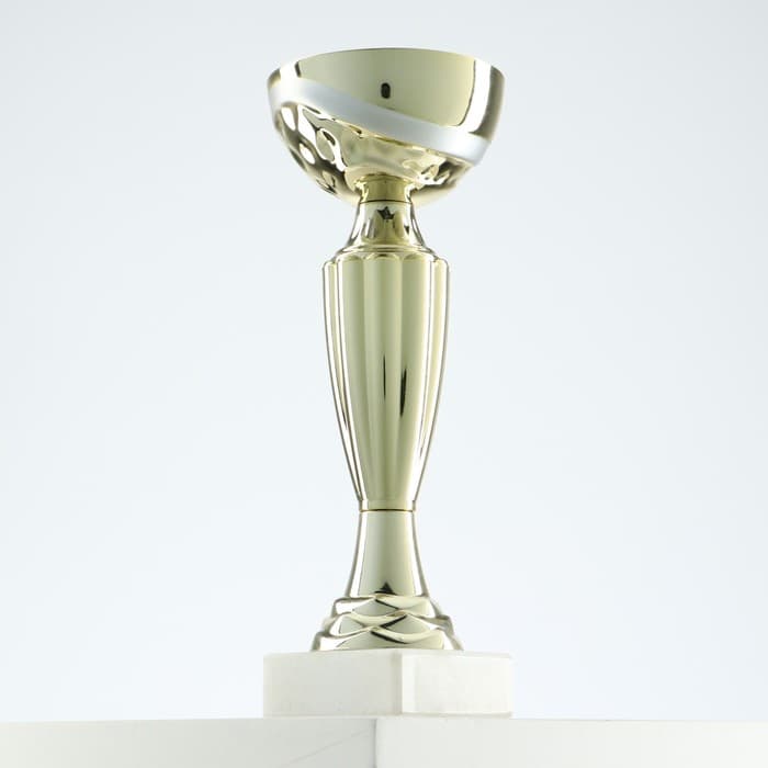 Кубок 106, наградная фигура, золото, подставка камень, 18.8 см