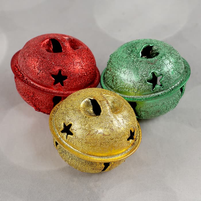 Бубенчики, набор 12 шт., размер 1 шт. - 3×3 см