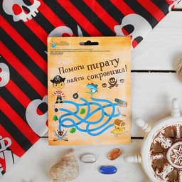 Бандана «Настоящий пират», 50×50 см