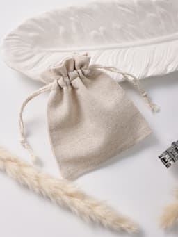 Мешочек подарочный «Хлопок», 10×12 см, бежевый