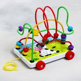 Лабиринт - серпантинка «Коровка», на колесиках