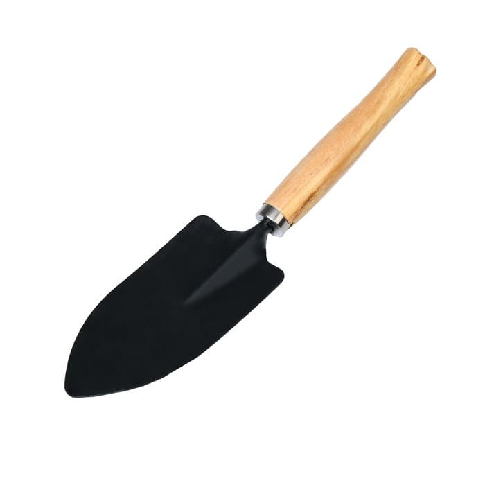 Набор садового инструмента, 2 предмета: рыхлитель, совок, длина 26 см, деревянные ручки, Greengo