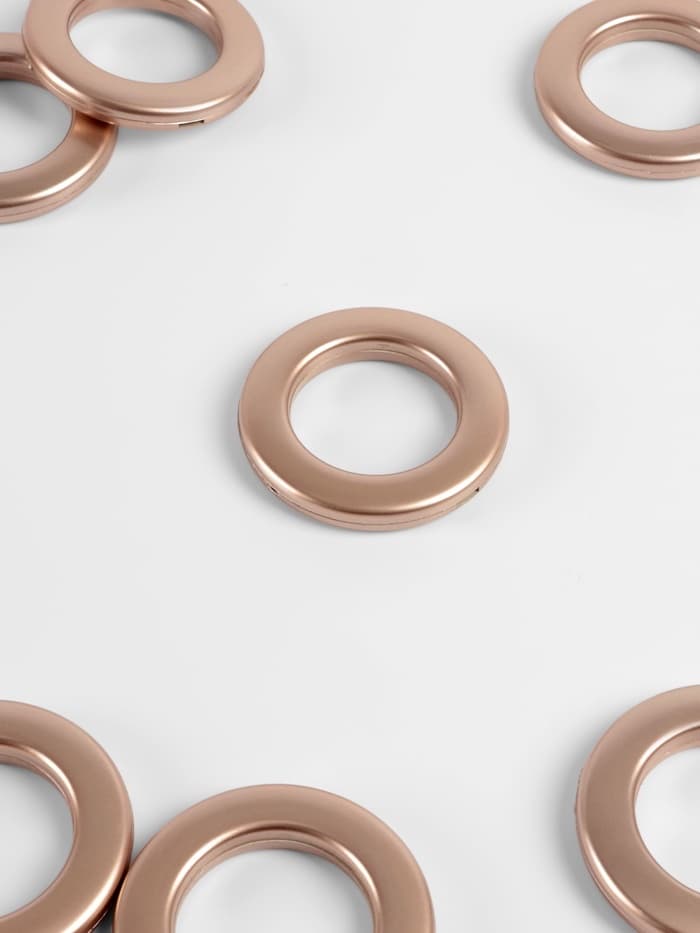 Люверсы для штор, d=3.4/5.5 см, 10 шт., цвет медный