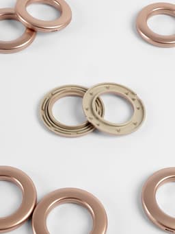 Люверсы для штор, d=3.4/5.5 см, 10 шт., цвет медный