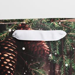 Пакет под бутылку подарочный новогодний ламинированный «Счастье в Новом году», 13×36×10 см