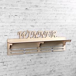 Медальница с полкой Winner, 45×16.5 см