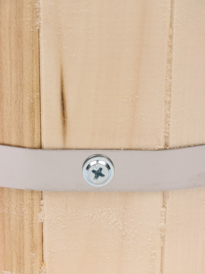 Ведро для бани и сауны, 7 л, липа, оцинкованная вставка, ручка - верёвка, «Добропаровъ»