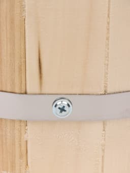 Ведро для бани и сауны, 7 л, липа, оцинкованная вставка, ручка - верёвка, «Добропаровъ»