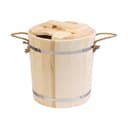 Запарник - ведро для бани и сауны, 18 л, липа, пластиковая вставка, с крышкой, «Добропаровъ»