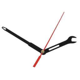 Комплект стрелок для часов, 3 шт., ключ и отвертка, 65/90, чёрные