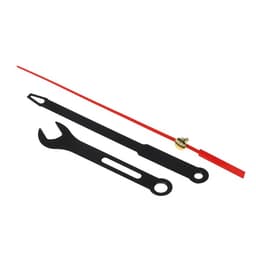 Комплект стрелок для часов, 3 шт., ключ и отвертка, 65/90, чёрные