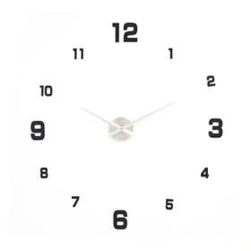 Часы настенные интерьерные «Эндерлин», 3D, наклейка, бесшумные, плавный ход, d=120 см