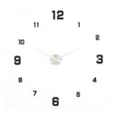 Часы настенные интерьерные «Эндерлин», 3D, наклейка, бесшумные, плавный ход, d=120 см