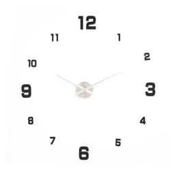 Часы настенные интерьерные «Эндерлин», 3D, наклейка, бесшумные, плавный ход, d=120 см