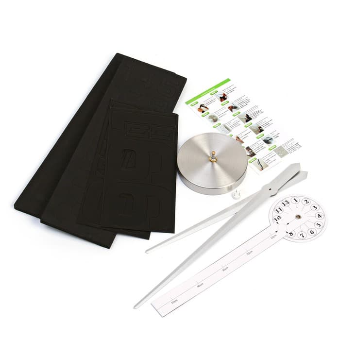 Часы настенные интерьерные «Эндерлин», 3D, наклейка, бесшумные, плавный ход, d=120 см