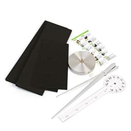 Часы настенные интерьерные «Эндерлин», 3D, наклейка, бесшумные, плавный ход, d=120 см