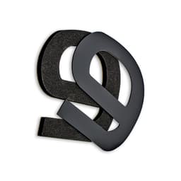 Часы настенные интерьерные большие, 3d «Кавалье», плавный ход, наклейка, d=120 см, чёрные