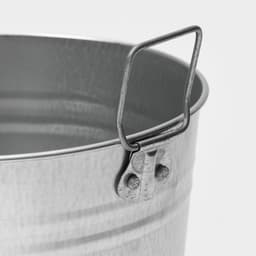 Вазон оцинкованный с ручками, 7 л, d=21 см, h=29 см, ГОСТ