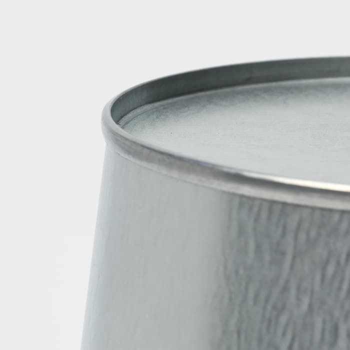 Вазон оцинкованный с ручками, 7 л, d=21 см, h=29 см, ГОСТ