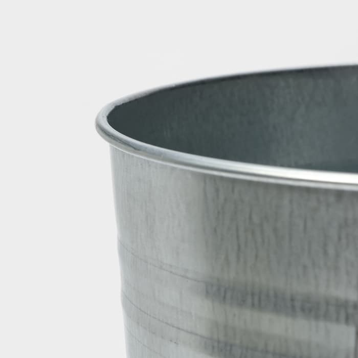 Вазон оцинкованный с ручками, 11 л, d=21 см, h=49 см, ГОСТ