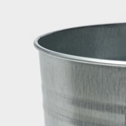 Вазон оцинкованный с ручками, 11 л, d=21 см, h=49 см, ГОСТ