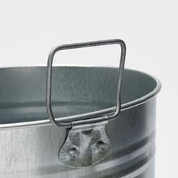 Вазон оцинкованный с ручками, 11 л, d=21 см, h=49 см, ГОСТ