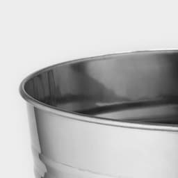 Вазон без ручек, 7 л, h=29 см, нержавеющая сталь, ГОСТ