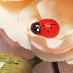 Наклейки «Божьи коровки», красные, набор 40 шт., размер 1 шт.: 1×1.2 см