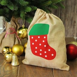 Мешок Деда Мороза «Новогодний носок»