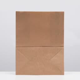 Пакет крафт бумажный фасовочный, прямоугольное дно 26×15×34 см