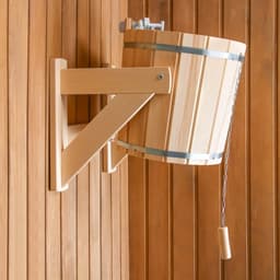 Обливное устройство для бани, 15 л, липа, вставка из нержавеющей стали, «Добропаровъ»