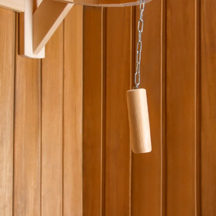 Обливное устройство для бани, 15 л, липа, вставка из нержавеющей стали, «Добропаровъ»