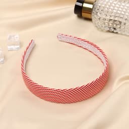 Ободок для волос QF «Классика», клетка, 2.5 см, МИКС