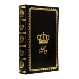 Шкатулка - книга сейф «Король», дерево, искусственная кожа, 26×17×5 см